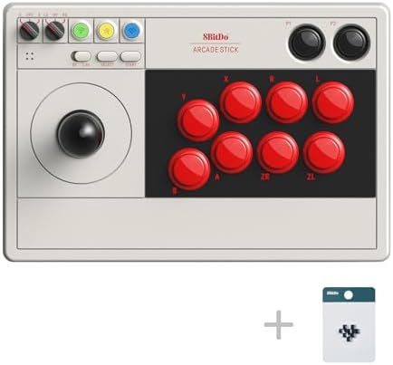 Amazon.com: 8Bitdo FC30 Arcade Stick for PC, Mac, iOS and Android